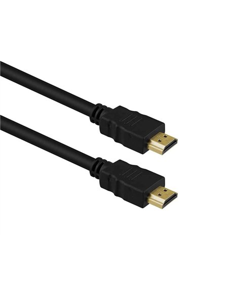Cable t'nb hdmi male/male 19 broches hd ready qualite numerique cable 1,8m coloris noir.
