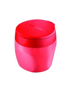 Taille-crayon stabilo reservoir woody 3 in 1 coloris rouge.