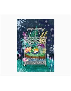 Cahier Pictura Aquarupella A6 agrafé, 48 pages ivoire lignées - Format 105 x 150 mm - Papier certifié FSC