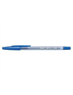 Stylo-bille pilot bp-s écriture fine 0.3mm encre douce pointe indéformable rechargeable corps translucide coloris bleu. 2