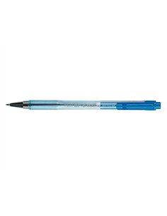 Stylo-bille pilot bp-s matic écriture fine 0.3mm 800m encre classique rétractable corps translucide rechargeable bleu. 2