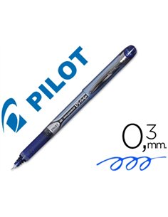 Stylo pilot v5 grip écriture fine 0.3mm clip métal grip préhension niveau encre liquide visible 1600m écriture bleu.