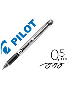 Stylo pilot v7 grip écriture moyenne 0.5mm clip métal grip préhension niveau encre liquide visible 1600m écriture noir.