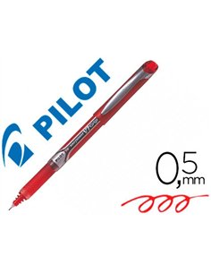 Stylo pilot v7 grip écriture moyenne 0.5mm clip métal grip préhension niveau encre liquide visible 1600m écriture rouge.