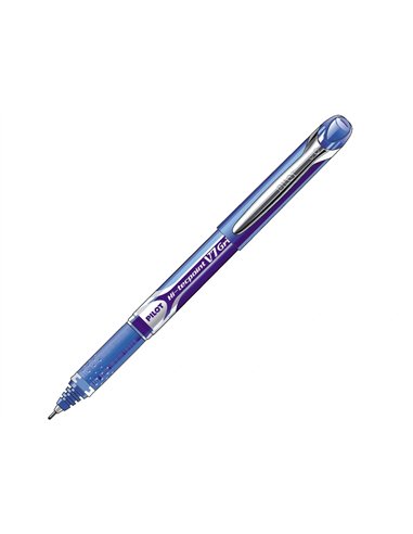 Stylo pilot v7 grip écriture moyenne 0.5mm clip métal grip préhension niveau encre liquide visible 1600m écriture bleu.