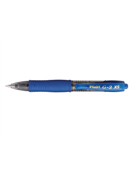 Roller pilot mini g2 pixies ecriture moyenne 0.4mm retractable coloris bleu.