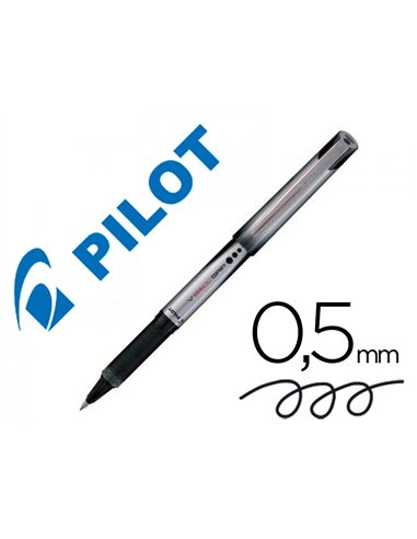 Roller pilot vball 5 pointe métal grip couleur noir.