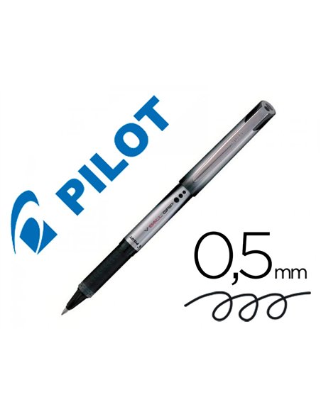 Roller pilot vball 5 pointe métal grip couleur noir.