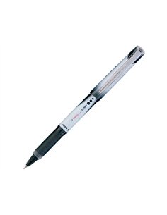 Roller pilot vball grip écriture large 1mm pointe acier inoxydable niveau encre liquide visible grip caoutchouc noir. 2