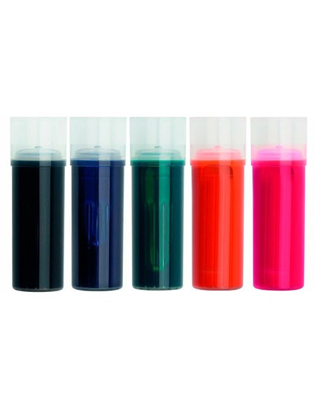 Recharge pilot wbs-vs pour marqueurs v board master tracé 2mm encre liquide base alcool couleurs vives bleu.