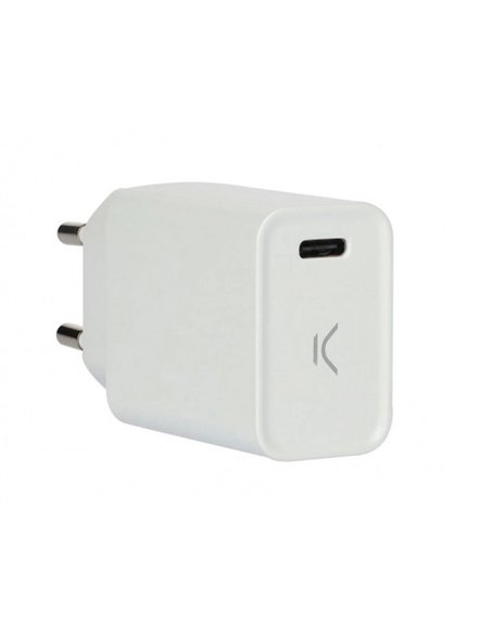 Adaptateur usb ksix secteur power delivery type c 20w.