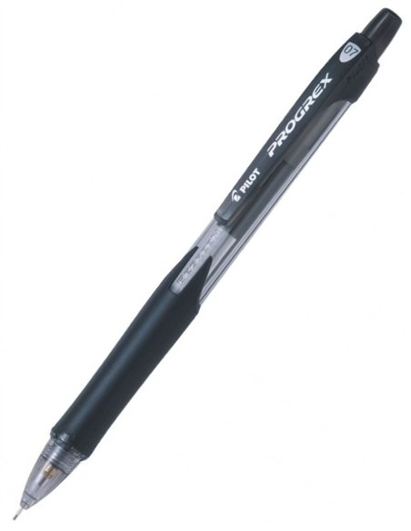 Porte-mines pilot progrex begreen rechargeable 0,7mm coloris noir.