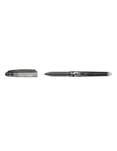 Roller pilot frixion point pointe aiguille 0.3mm encre effaçable grip préhension rechargeable gomme sertie noir. 2
