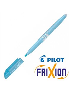 Surligneur pilot frixion light soft pointe moyenne coloris bleu pastel.
