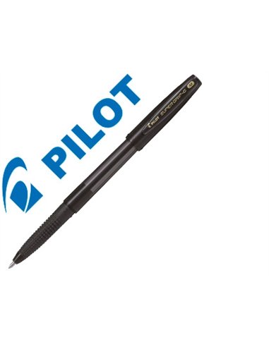 Stylo-bille pilot super grip g cap pointe moyenne coloris noir.