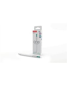 Roller uniball one encre gel ecriture moyenne 0,7mm couleurs electriques assorties pochette 5 unites.