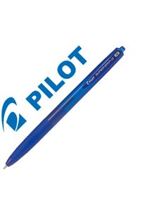 Stylo-bille pilot super grip g rétractable pointe moyenne coloris bleu bpgg-8r-m/1.0.