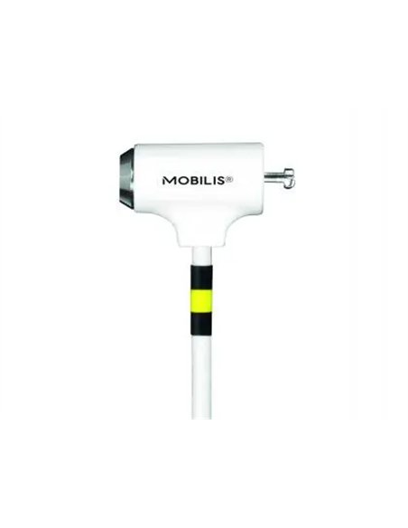 Cable antivol mobilis security lock cable de securite blanc 1,80m hacer trempe.