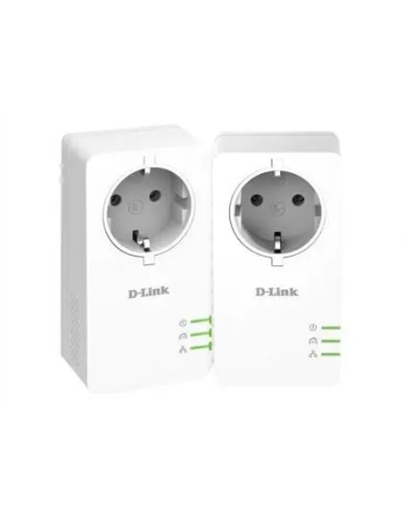 Kit dlink 2 adaptateurs cpl av2 1000hd avec prise integrees dhp-p600av.