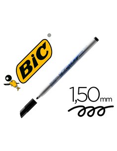 Marqueur bic velleda 1721 effaçable pointe ogive 1mm encre alcool sans odeur corps plastique noir.