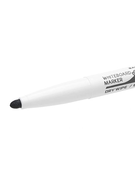 Marqueur bic velleda 1741 effaçable pointe ogive tracé 2mm encre cétone format stylo grande longévité rouge.