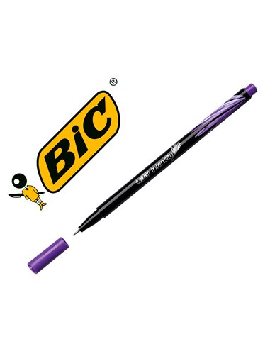 Stylo-feutre bic intensity pointe fine violet.
