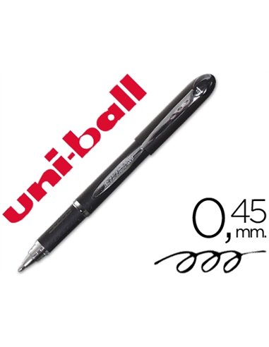 Stylo-bille uniball jetstream écriture moyenne 0.5mm encre gel grip antiglisse encre ultra fluide rechargeable noir.