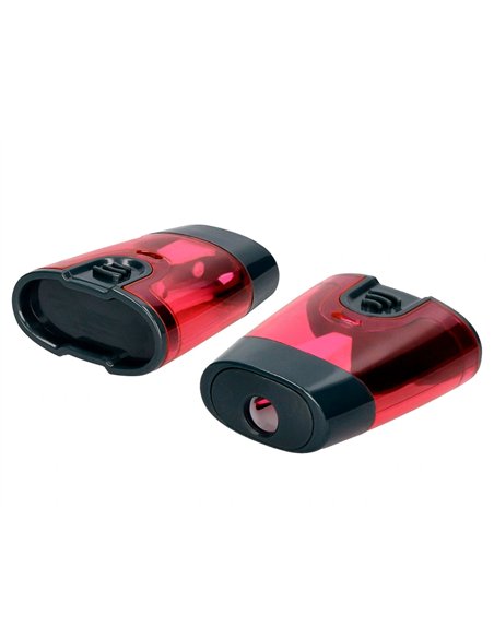 Taille-crayon liderpapel plastique intérieur métal réservoir protecteur de lame 1 usage coloris assortis.