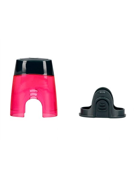 Taille-crayon liderpapel plastique intérieur métal réservoir protecteur de lame 1 usage coloris assortis.