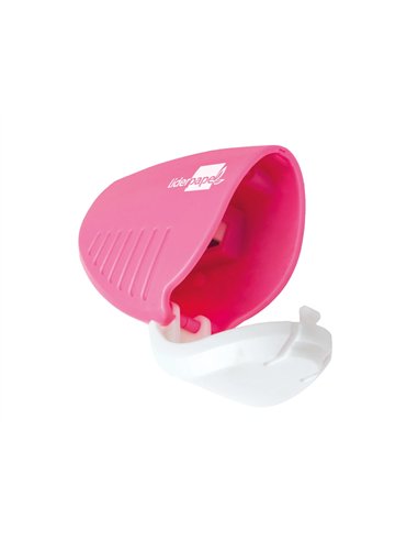 Taille-crayon liderpapel plastique réservoir à copeaux non détachable 1 usage coloris assortis.