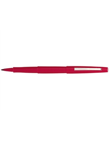 Stylo-feutre paper mate flair original pointe moyenne 1mm longue durée de vie coloris rouge.