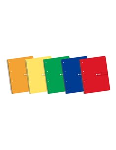Enri Europeanbook1 A4+ - Cahier format A4+ - Spirale - Couverture souple - Grille 5x5