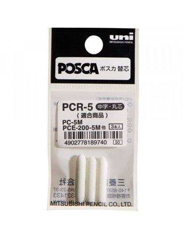 Pointe de recharge uni posca pc5m moyenne - sachet de 3 un.