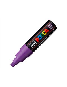 Marqueur peinture posca pc7m pointe large conique encre inodore couvrante miscible tous supports coloris violet. 2