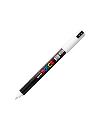 Marqueur posca pc1mr base eau pointe calibree extra fine 0,7mm blanc sans/odeurs/alcool/solvant tous.