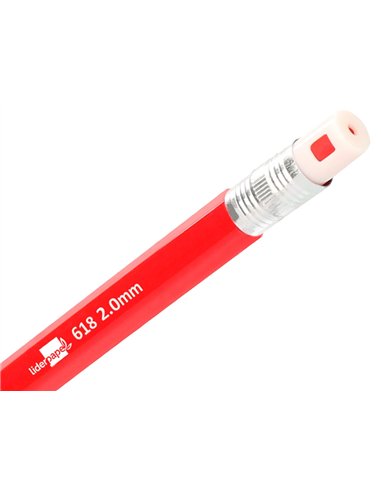 Porte-mine liderpapel plastique 2mm rétractable inclut mines graphite coloris assortis.