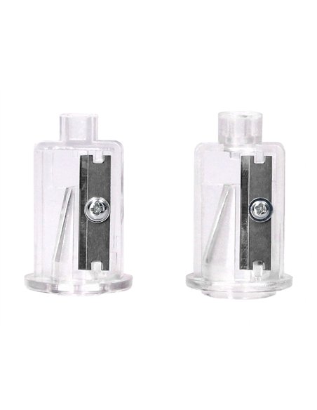 Taille-crayon q-connect electrique cable usb/4 piles aa affile lame diametre 6 a 12mm 2 usages.