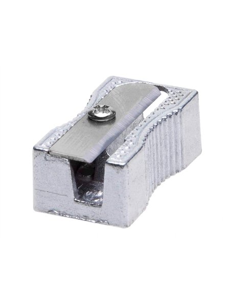 Taille-crayon q-connect metallique rectangulaire 1 usage.