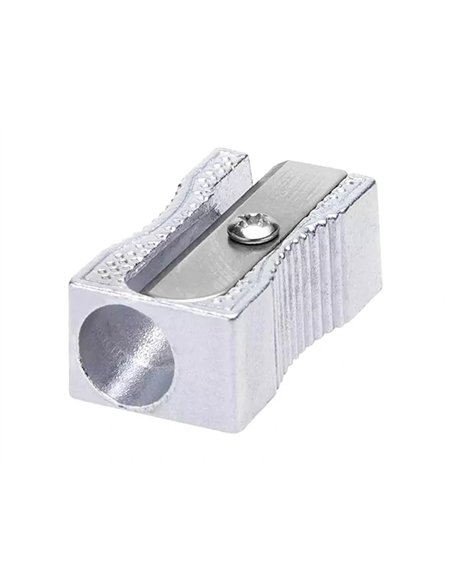 Taille-crayon q-connect metallique rectangulaire 1 usage.