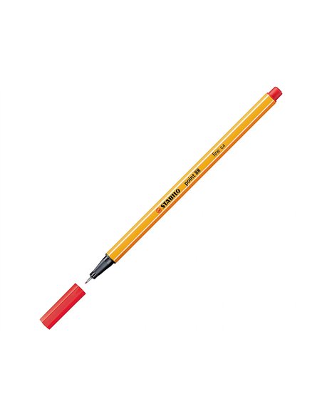 Stylo-feutre stabilo point 88 color parade pointe fine 0,4mm coloris assortis pack de 20.