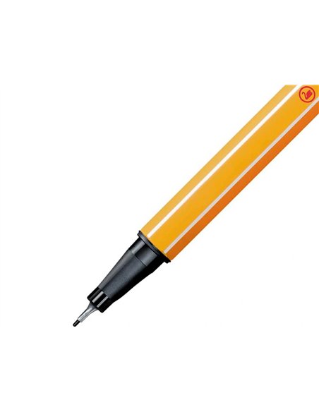 Stylo feutre stabilo point 88 point fine 0,4mm pochette de 30 coloris assortis dont 5 fluo.