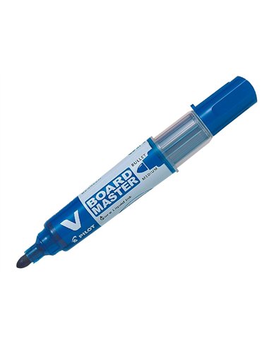 Pack pilot v-board master 10 marqueurs effacables a sec pointe conique moyenne 10 recharges 5 offertes assortis.