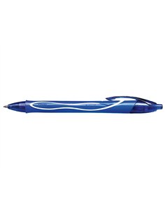 Roller bic gelocity quick dry écriture moyenne 0.5mm séchage rapide encre gel coloris bleu. 2