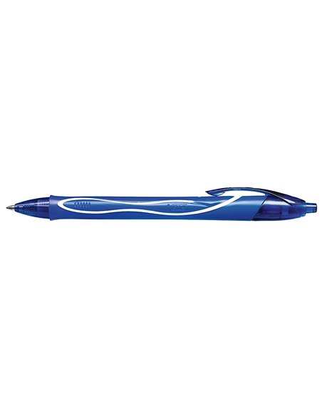 Roller bic gelocity quick dry écriture moyenne 0.5mm séchage rapide encre gel coloris bleu.