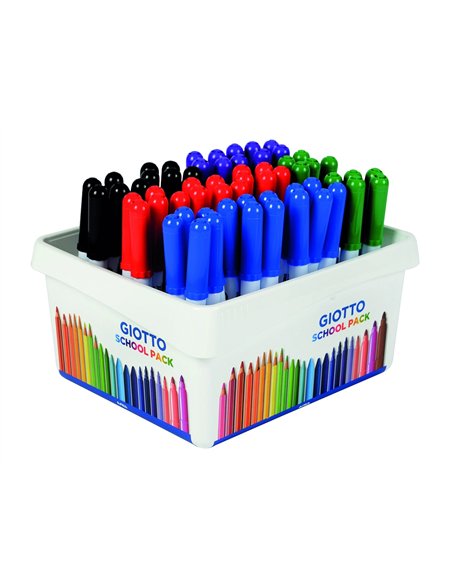 Classpack feutre robercolor pointe moyenne giotto pour tableau blanc odeur neutre ecriture 2mm 60 unites.