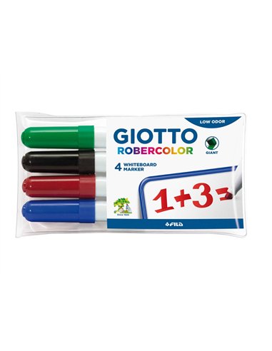 Pochette robercolor biseau giotto odeur neutre ecriture 4 a 6mm biseaute 4 unites coloris assortis.
