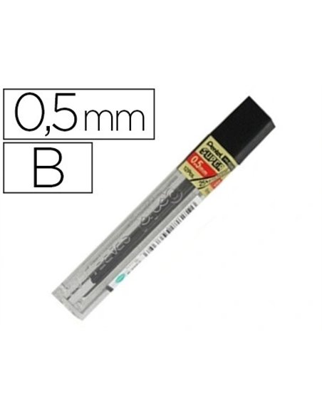 Mine pentel 0.5mm b étui 12 unités.