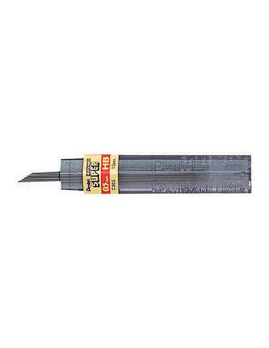 Mine pentel 0.5mm b étui 12 unités.