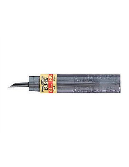 Mine pentel 0.5mm b étui 12 unités.