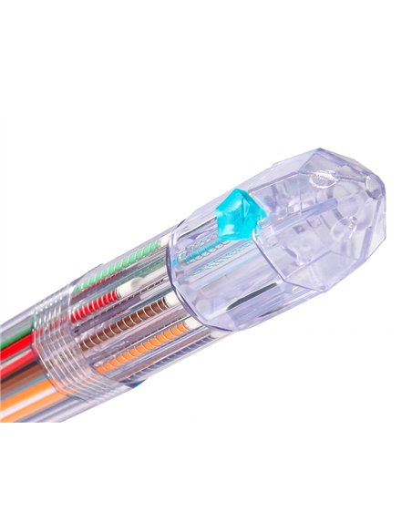 Stylo-bille liderpapel 10 en 1 pointe 1mm trait 0.7mm retractable.